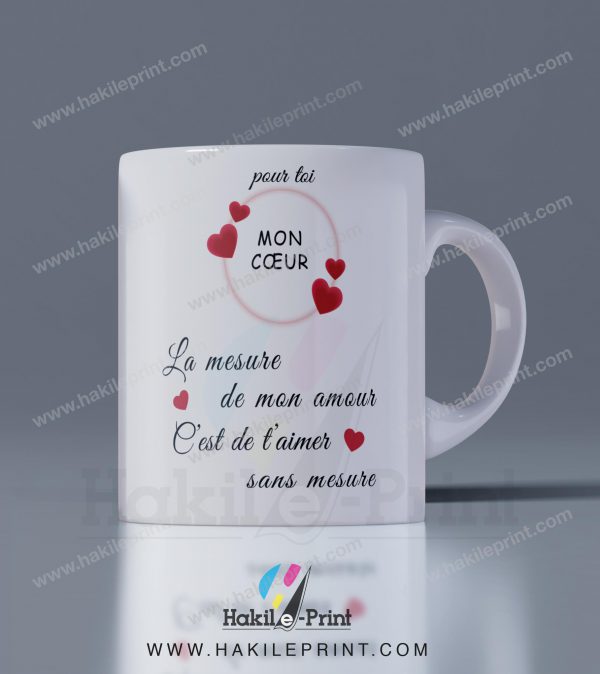 Mugs | Tasses | La mesure de mon amour, ...