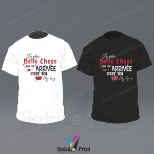 2 T-shirts | La plus belle chose, …