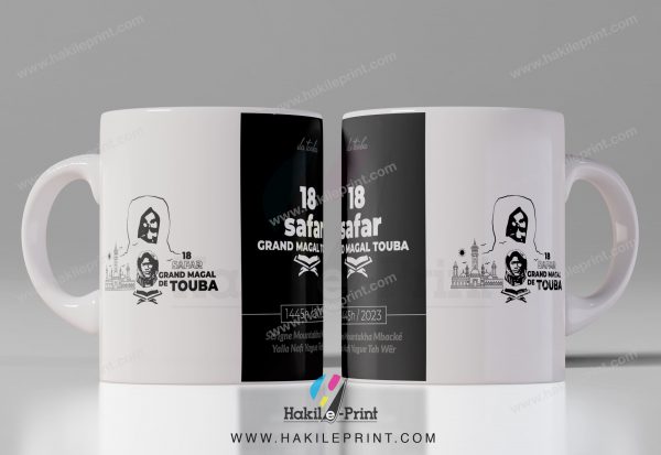 Mugs | Tasses Magal Touba | Cheikh Amadou Bamba & Cheikh Ibra Fall | Double face