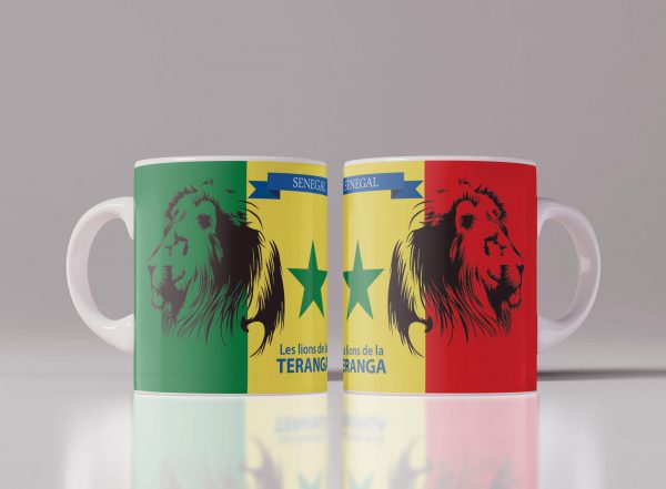 Mug / Tasse "Lion Sénégal" – Image 2