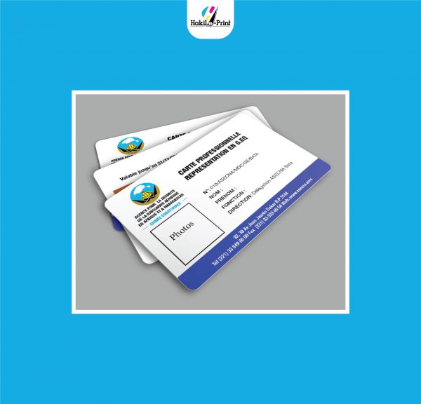 Badges PVC - Recto simple - Format paysage