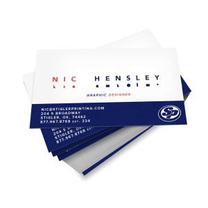 Carte de visite - Recto simple - Format paysage
