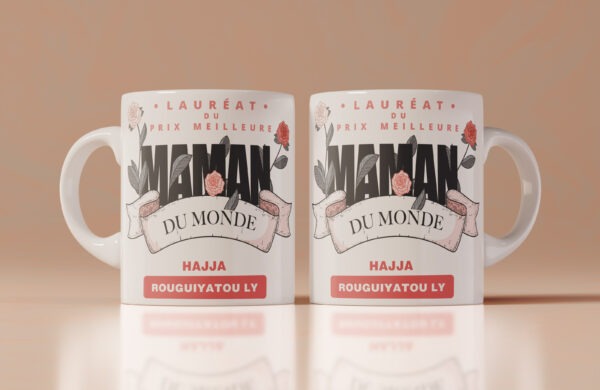 Mugs | Tasses Laureat du prix | Meilleure Maman du monde | Double face