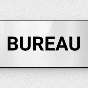 Plaque de porte de bureau en PVC