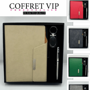 Coffret VIP Élégance Classique – Carnet & Stylo Premium