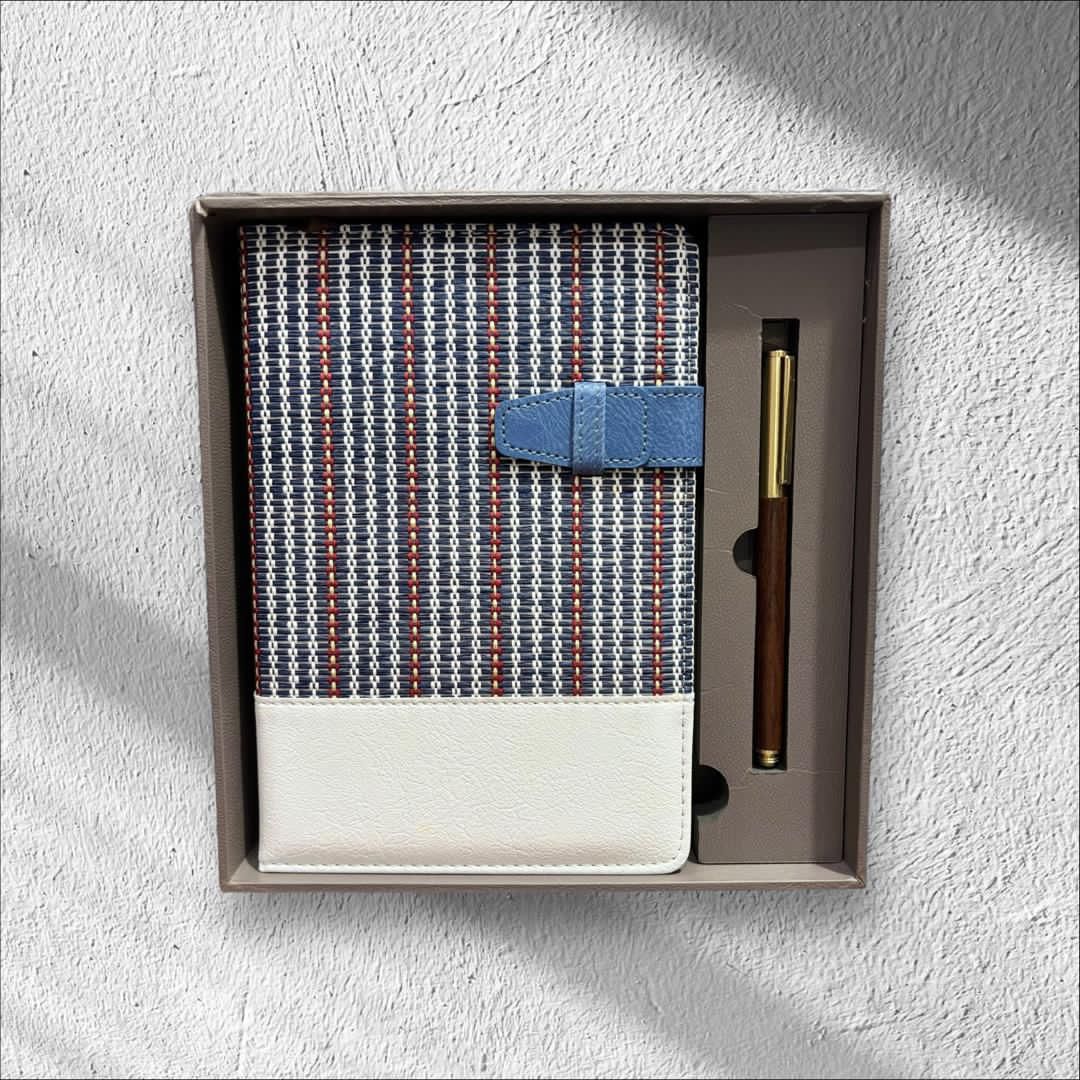 Coffret VIP Élite Tissé & Bois – Collection Heritage Luxe – Image 2